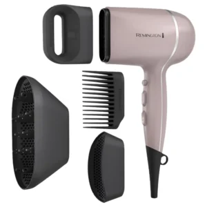 REMINGTON Pro Wet2Style Ceramic Ionic Hair Dryer with 4 Attachments