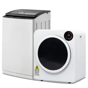 Clothes Dryer and 30LBS Full-Automatic Washing Machine Set