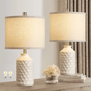 Modern White Living Room Decorative Ceramic Table Lamps
